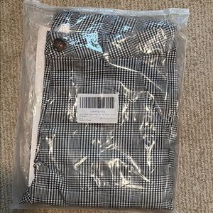 Men's Black and White Checkered pants